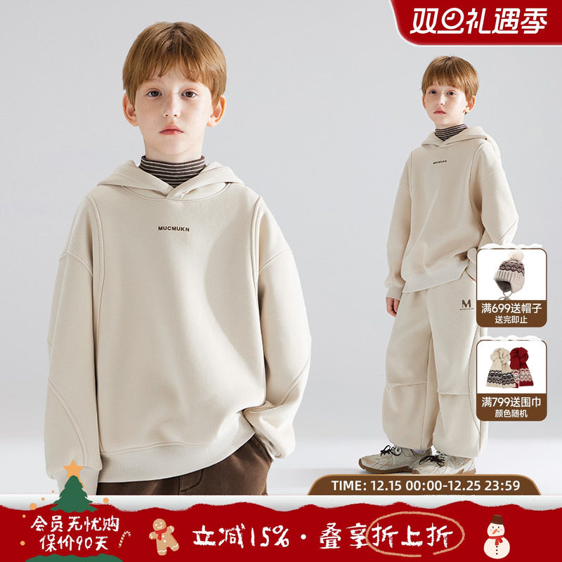 冬日休闲加绒卫衣   运动场唤醒DNA