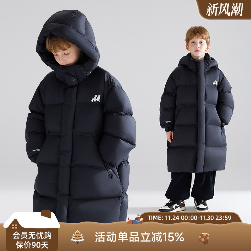 冬日长款羽绒服   大被子包裹温暖感