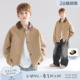 巴恩风抗皱复古翻领夹克休闲外套男童 春装 MUCMUKN 巴恩日记