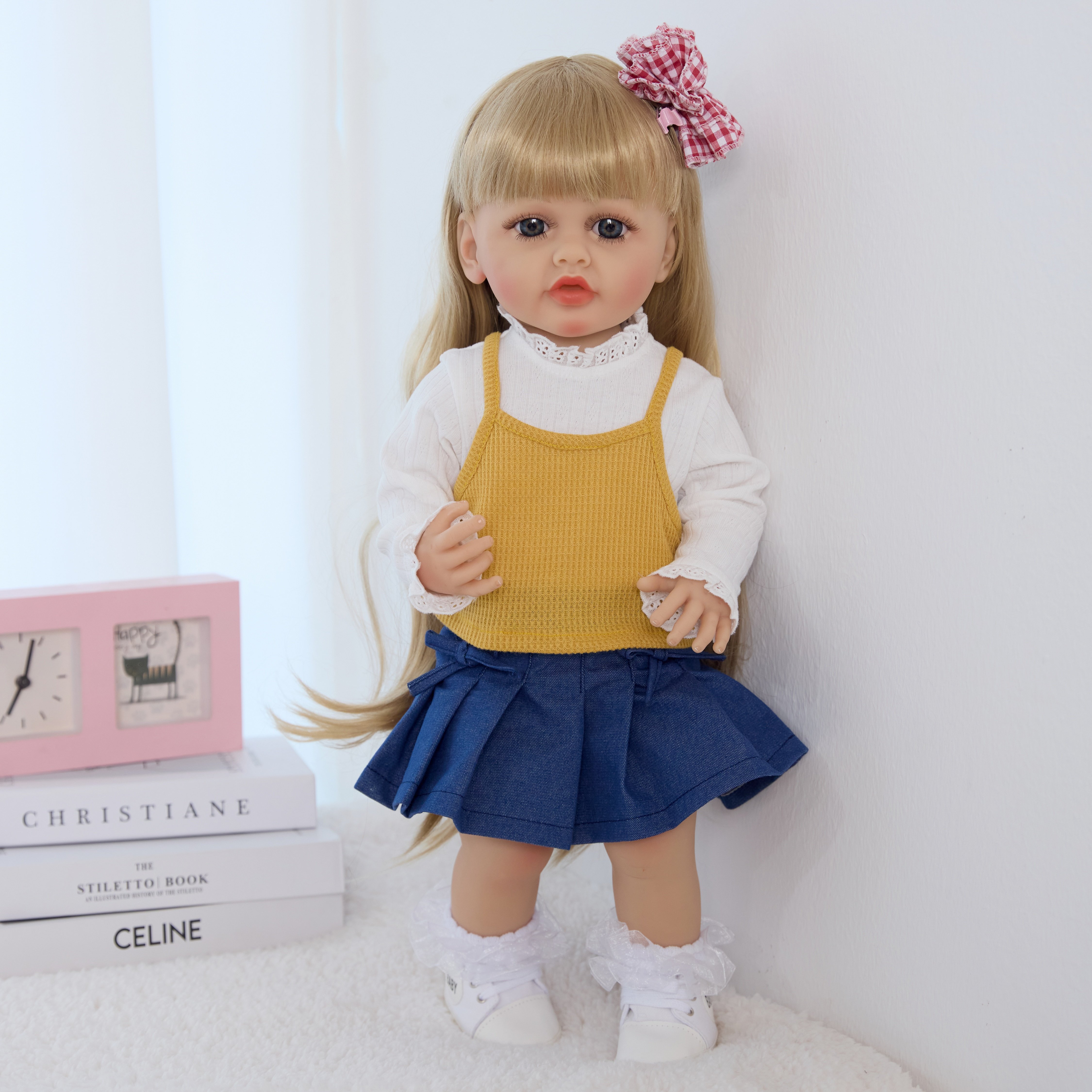 重生仿真娃娃智能感应哭笑女孩