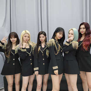 韩女团everglow舞蹈同款演出服黑色西装打歌服爵士套装表演服歌手