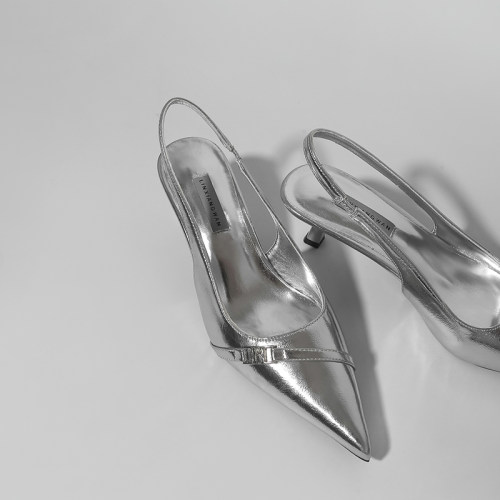 林向晚简约少女通勤百搭小猫跟女