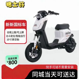 新国标格士铃GT2十寸成人家用代步智能电动车