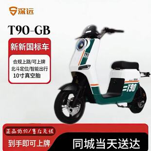 新新国标深远T90-GB经典国标版新国标锂电池电动车外卖版