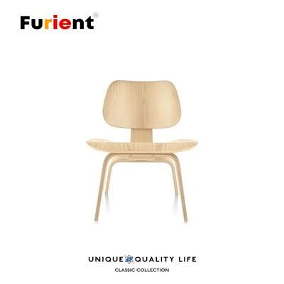 Furient实木 设计师家具 eames plywood lounge chair曲木休闲椅