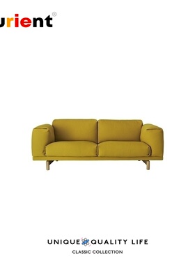 Furient设计师家具 rest 2-seater sofa/现代客厅双人位懒人沙发