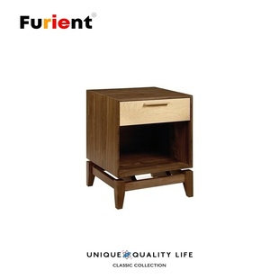 Furient北欧实木 设计师家具 copeland  nightstand一抽床头柜