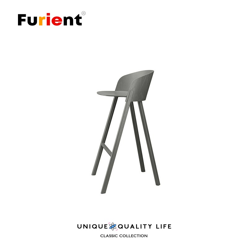 Furient北欧实木 设计师家具 other chair其它椅 酒吧高脚吧椅