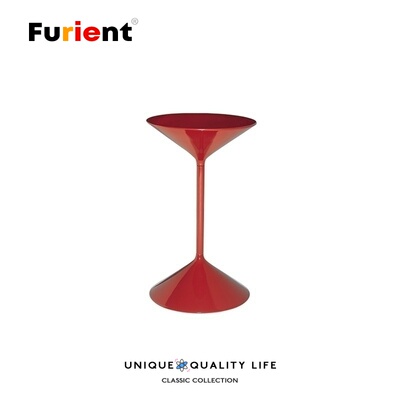 Furient创意设计师家具 tempo side table漏斗边几 玻璃钢角几