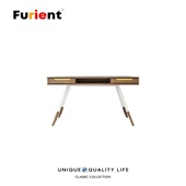 设计师家具 station desk站台桌 Furient北欧实木 电脑桌 绘图桌