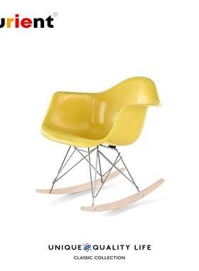 Furient经典设计师家具 eames rocking chair伊姆斯摇椅阳台躺椅