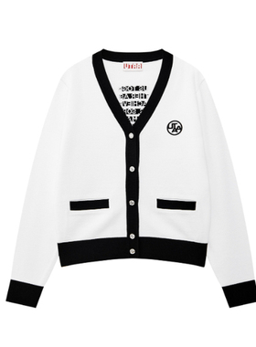 韩国代购UTAA 高尔夫球服25年FW女士V领毛衣针织开衫UE3KCF173