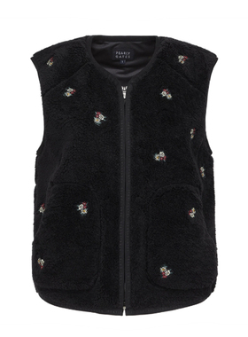 韩国代购 PEARLYGATES25年FW高尔夫女士摇粒绒马甲保暖521E4TF401