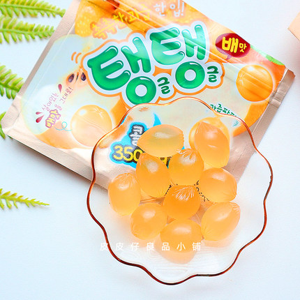 2件包邮 韩国便利店零食SEOJU西洲梨汁果汁软糖夹心QQ糖糖果40g