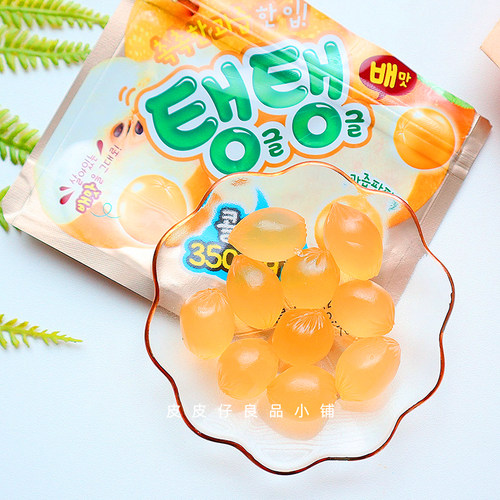 3件包邮 韩国便利店零食SEOJU西洲梨汁果汁软糖夹心QQ糖糖果40g