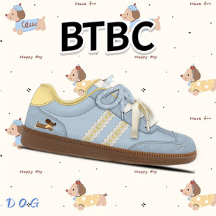 BTBC【 腊肠狗】2025年秋季新品原创休闲鞋厚底增高软底板鞋