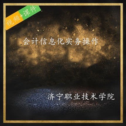 济宁职院 李娟 会计信息化实务操作 PPT教学课件 视频教程讲解
