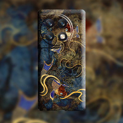 夜光一加12硬壳中国风锦鲤