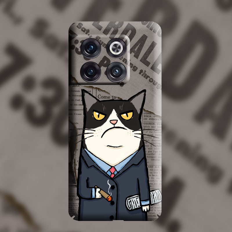 适用于一加ace2pro手机壳创意一加8T个性oneplusace3猫1+9pro简约1加ace2潮流一加10pro夜光一加12硬壳一加13