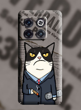 适用于一加ace2pro手机壳创意一加8T个性oneplusace3猫1+9pro简约1加ace2潮流一加10pro夜光一加12硬壳一加13