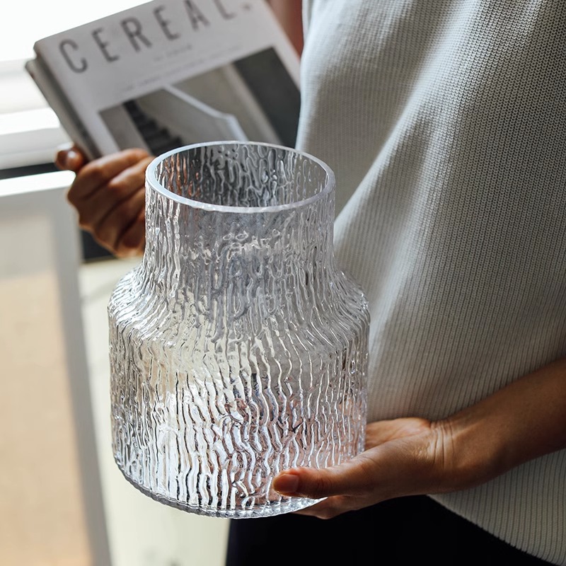 欧米丹花瓶摆件客厅插花鲜花玫瑰