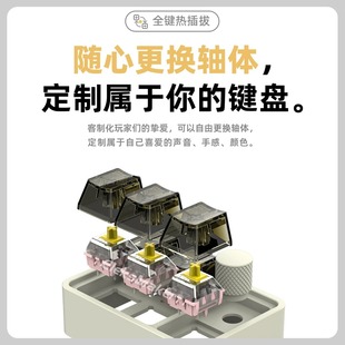 铝合金机械键盘青轴小键盘音量调节老板键程序员专用键盘男友礼物