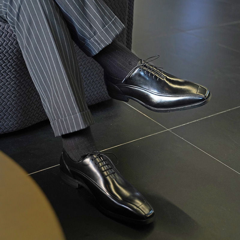 高档手工擦色真皮西装牛津鞋