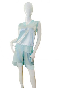 JJ7503F1S1 短袖 嘉莉诗 睡衣女春夏秋季 薄款 女家居服套装
