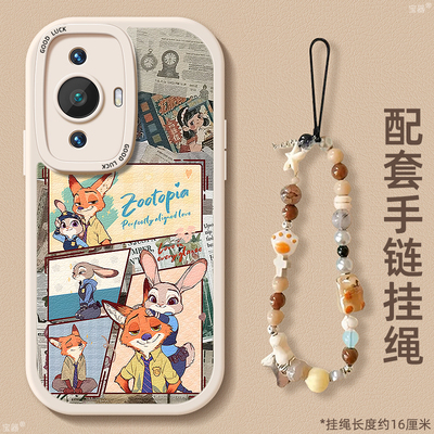 朱迪尼克适用华为nova11手机壳11se保护套10pro小羊皮9z带挂绳ultra硅胶z超薄5g全包防摔秋冬新款男女高级感