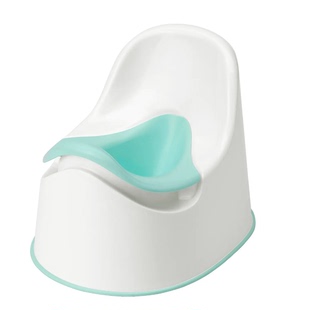 洛奇 儿童便壶宝宝如厕尿盆便盆坐便器白色/天蓝色宜家国内代购