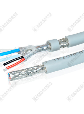 现场总线Devicenet设备总线灰色外被镀锡排流线拖链机器人用线