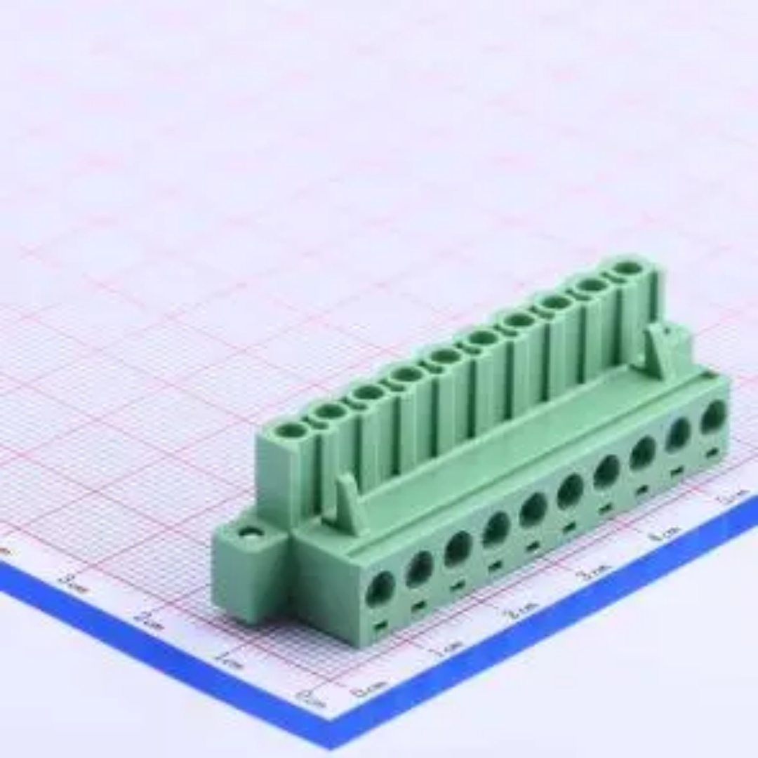 WJ2EDGKM-5.08-10P插拔式 5.08mm接线端子螺钉固定1x10P每排P数10