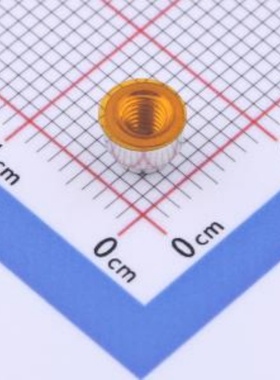 贴片圆螺母 TH163025CTJ 电路板表贴圆螺母柱M3X2.5黄铜镀锡 编带