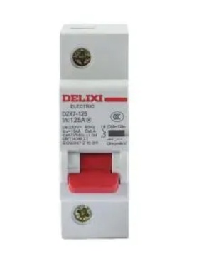 德力西DZ47-125大电流断路器DZ47-125 1P li(D)125A DZ471251D125