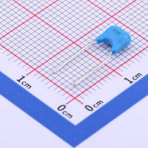 CD1E106MC9BER2F100直插独石电容10uF  ±20%  25V封装插件5.08mm