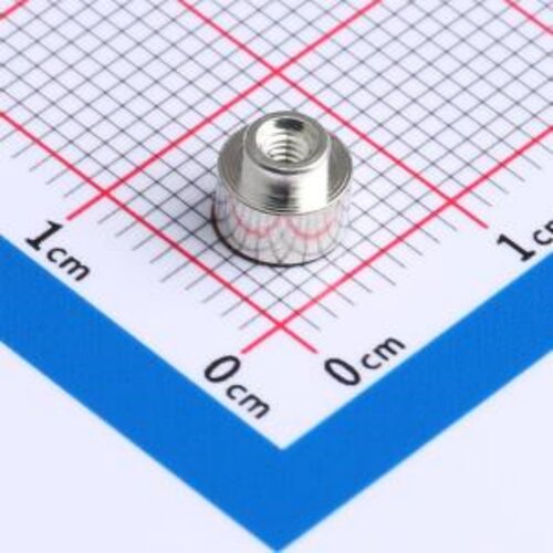 SMTSOM230BTR 电路板表贴圆螺母柱PCB贴片连接器M2X3 铜镀锡 编带