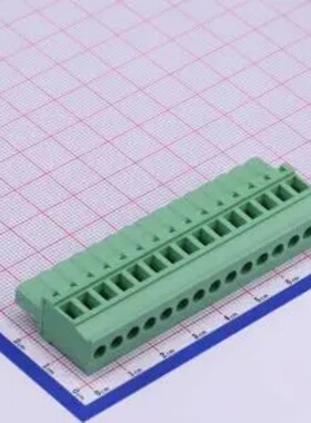 WJ2EDGKB-5.08-15P 插拔式 5.08mm绿色接线端子 1x15P 每排P数 15