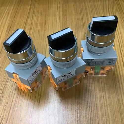DELIXI(德力西) 按钮开关 LAY7-20X/3 黑色 LAY720X3022