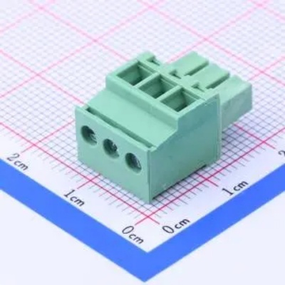 WJ15EDGKB-3.81-3P 插拔接线端子3.81mm 绿色1x3P 排数:1每排P数3
