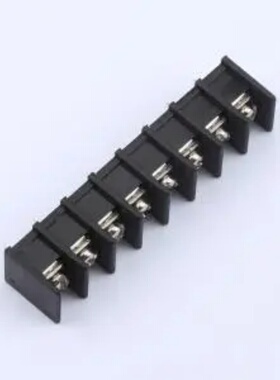 WJ45S-B-9.5-8P 栅栏式接线端子间距9.5mm 接线端子1x8P 直针边脚