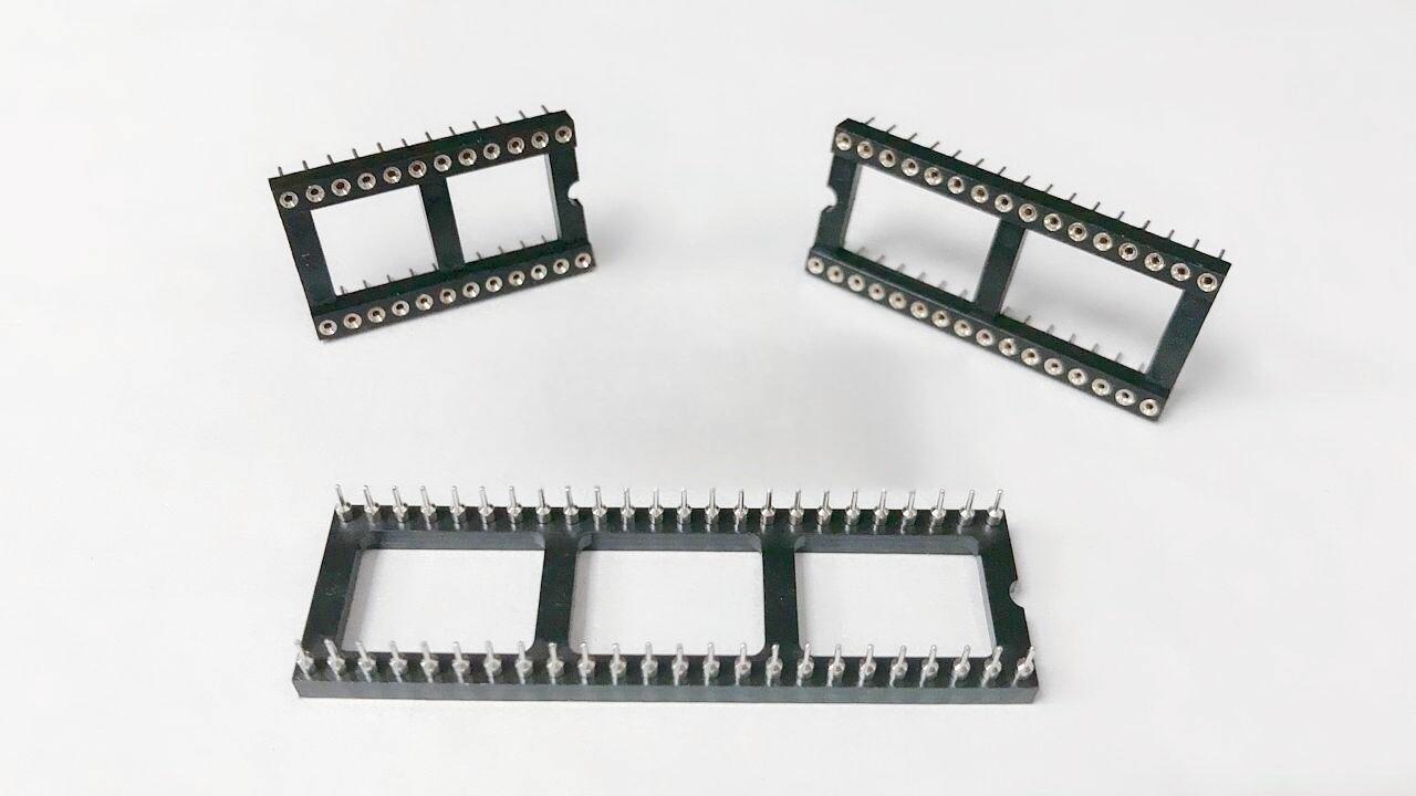 IC 插座 圆孔 IC 40P 2*20 12个/条 厂家直销