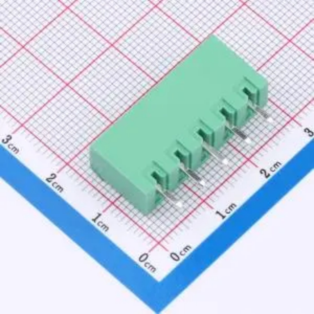 WJ2EDGVC-5.08-5P 插拔式5.08mm接线端子1x5P直插 排数1 每排P数5