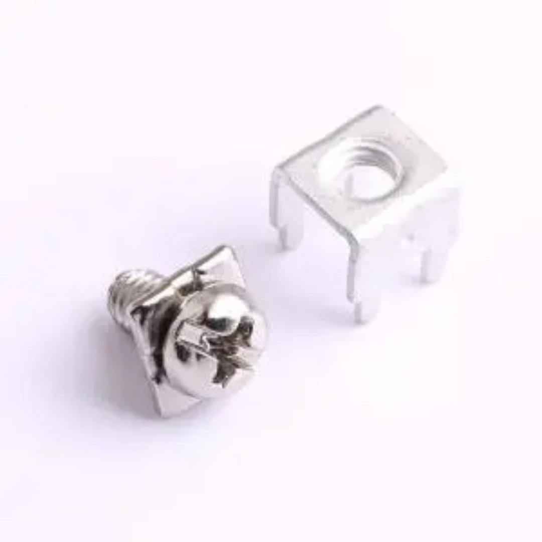 PCB焊接端子 T34001 四脚 M4 二件套  封装 插件  包装 1000个/袋