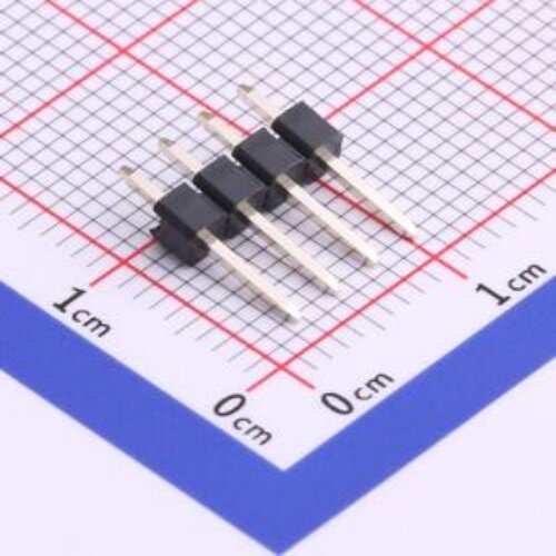 PZ254V-11-04P 排针间距:2.54mm 1x4P 直插方针封装 插件P=2.54mm