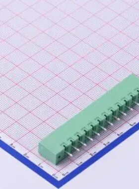 WJ2EDGVM-5.08-12P插拔式 5.08mm螺丝固定接线端子1x12P每排P数12