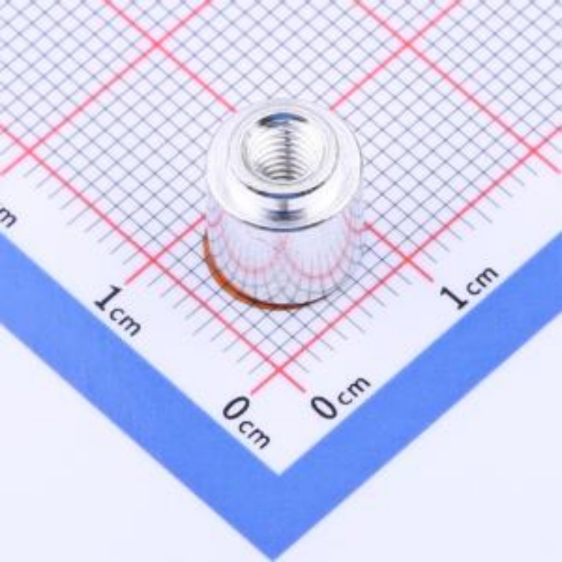 贴片圆螺母 SMTSO4080CTJ 电路板表贴圆螺母柱 M4X8 铜镀锡 编带