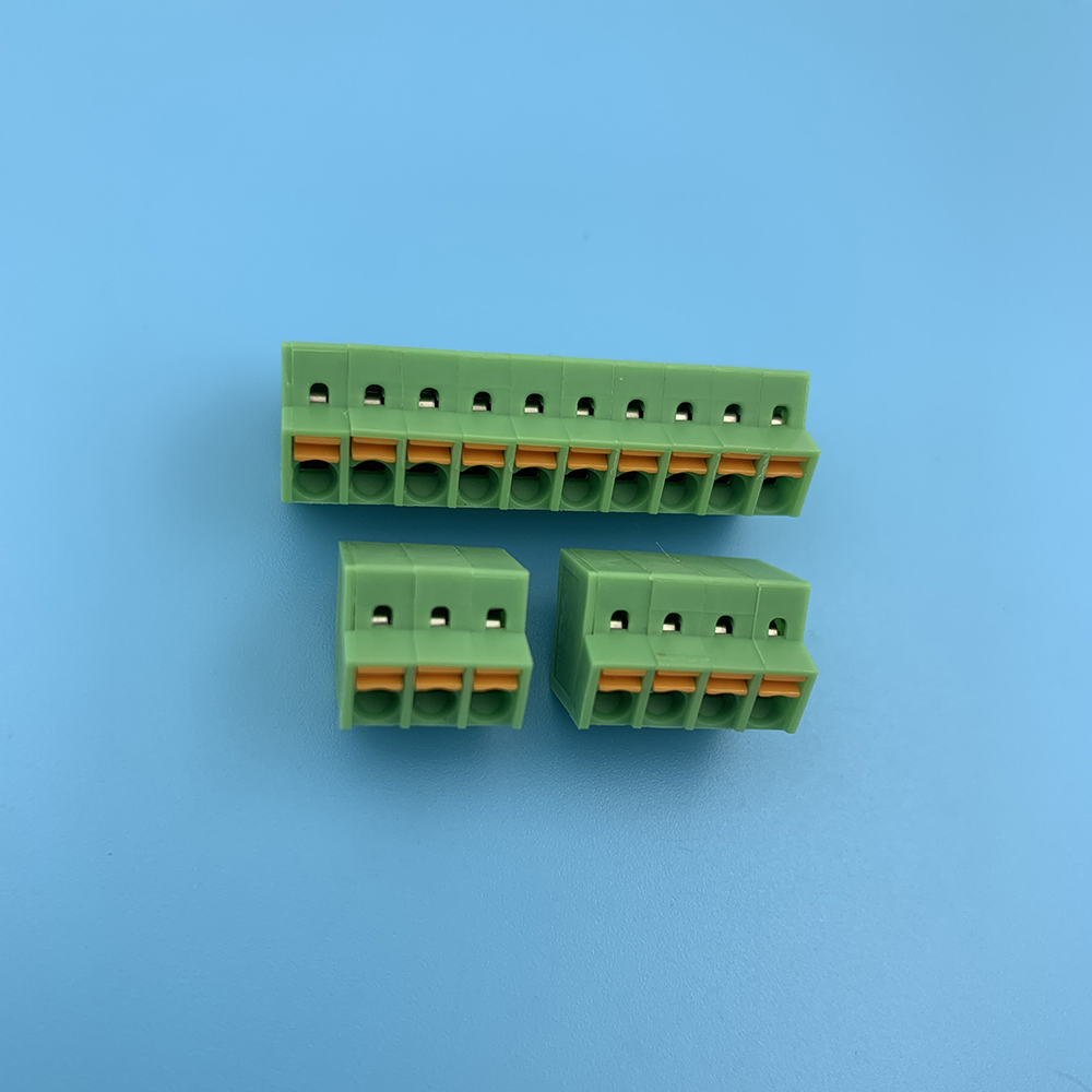 弹簧式PCB接线端子DG246 250NH 3.5mm SPTA1接插件连接器凤凰柱