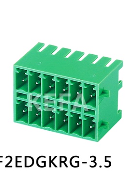 接线端子 KF2EDGKRG-3.5/3.81 （与KF2EDGKNG配套）插拔式 P+2