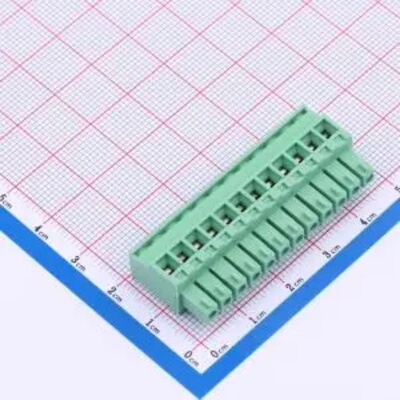 WJ15EDGKA-3.81-12P-14-00A 插拔接线端子3.81mm 1x12P 每排P数12