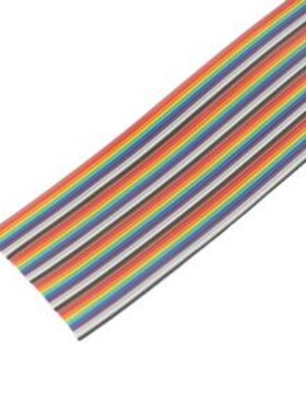 2651#28-40P杜邦线端排线电子线1.27mm40P彩排线 1-HF00N28N-4001